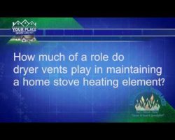 How much of a role do dryer vents play in maintaining a home stove heating element?